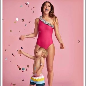 NWT Confetti Sidestroke Summersalt